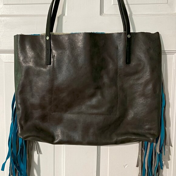 Mercy Grey Handmade Bag - Picture 2 of 3